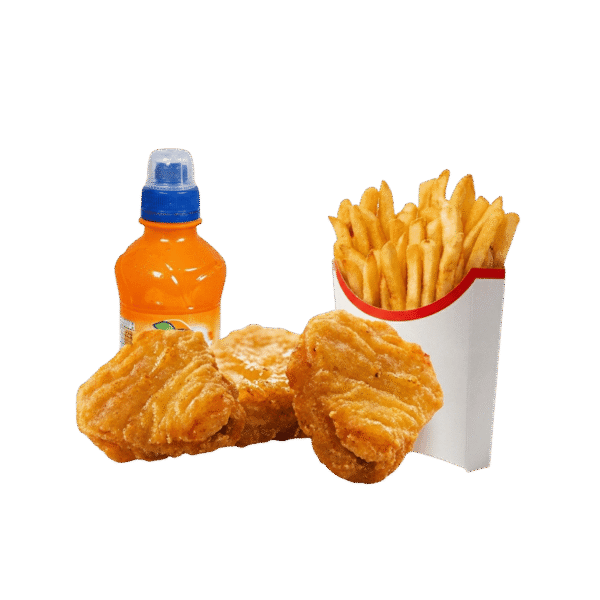 3 Chicken Nuggets Fries+Drink